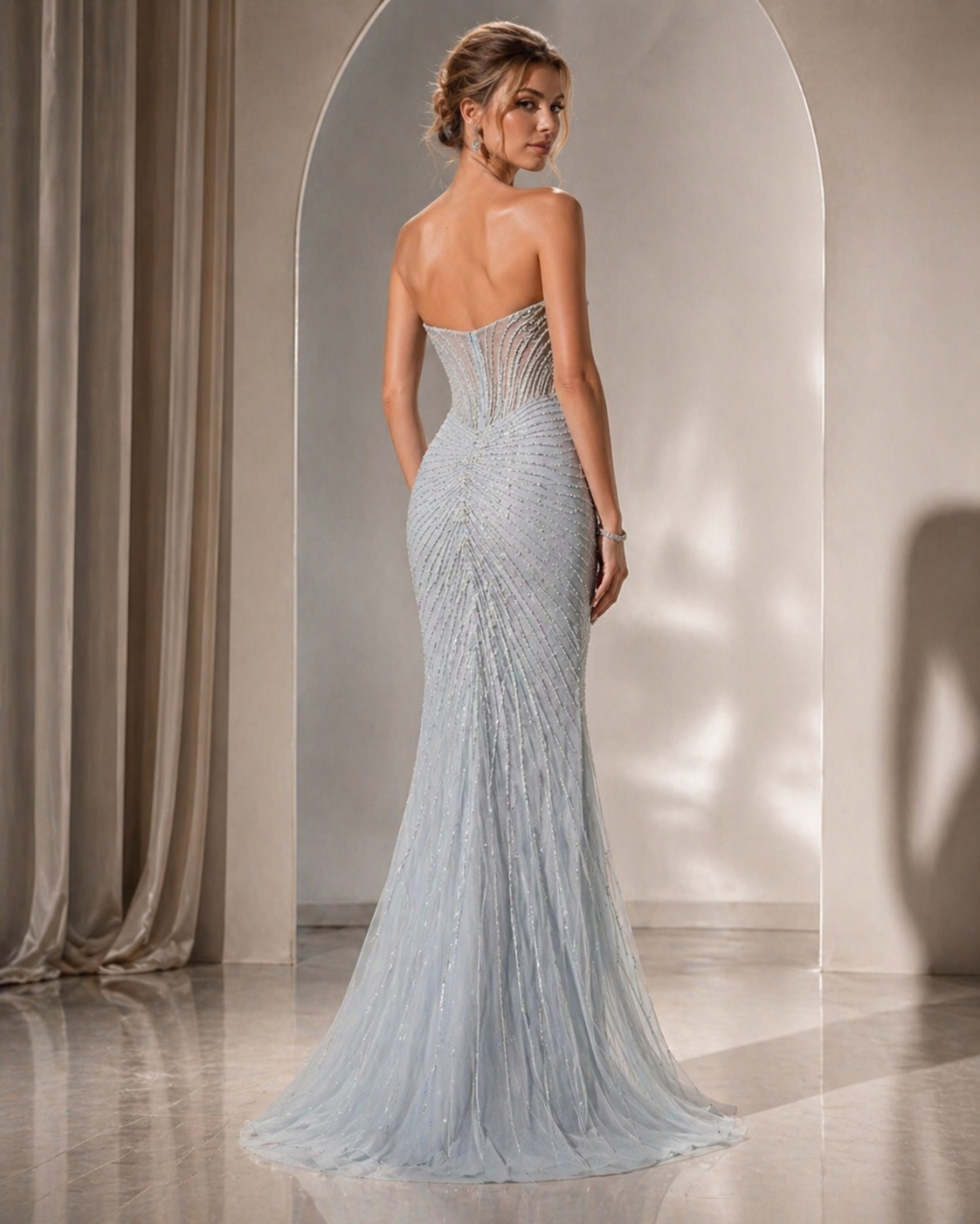 Celeste Radiance Gown